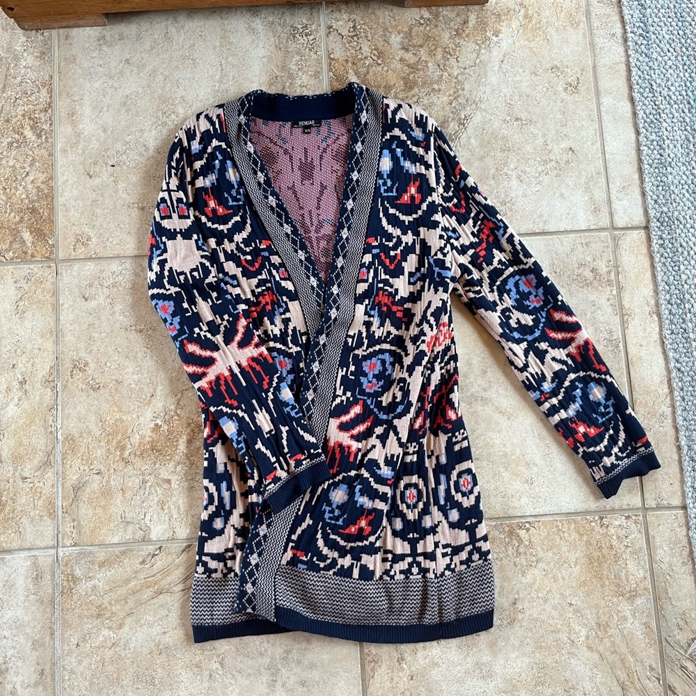 Renuar Printed Cardigan
